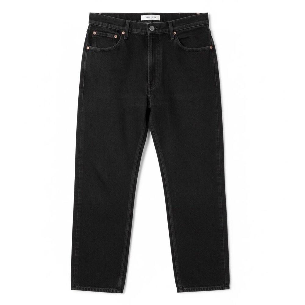 Levis 550 Jeans Mens 38x29 Black Denim Relaxed Fit Tapered Dark Wash Mid Rise